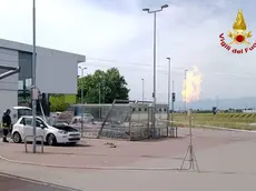 L'intervento dei vigili del fuoco a Prata