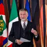 Il ministro della Cultura Alessandro Giuli al Quirinale durante la cerimonia di presentazione dei candidati ai Premi ''David di Donatello'', Roma, 5 Maggio 2026. Foto Ansa