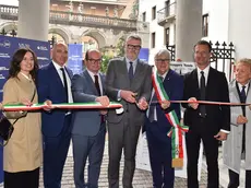 Taglio del nastro per la mostra a palazzo Morpurgo "Messaggero Veneto: la voce della comunità" © Foto Petrussi