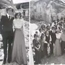 Il matrimonio di Loretta e Lino Madotto, celebrato nella tendopoli di Oseacco il 16 maggio 1976