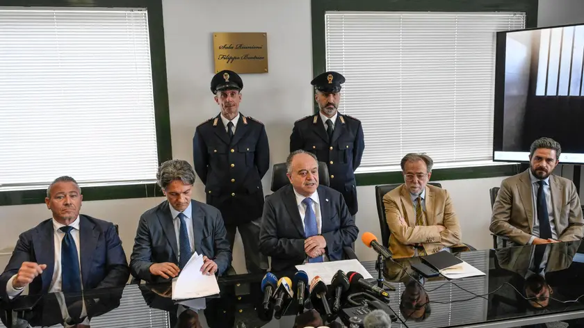 ll procuratore della Repubblica di Napoli Nicola Gratteri durante la conferenza stampa