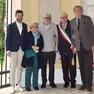 I familiari di Bravo con Colautti, De Toni e Da Pozzo (foto Petrussi)