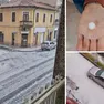 Alcuni scatti della grandinata a Monfalcone e nell'Isontino