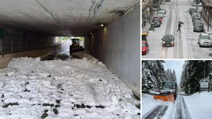 Dalla grandinata sull'Isontino alla neve sui monti: il maltempo ha colpito di nuovo la nostra regione