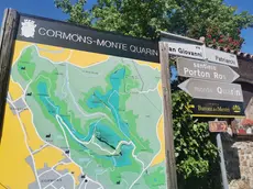 L'area in cui è stato ritrovato il corpo della donna (Foto Petrussi)