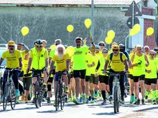 Tanti cittadini, assieme agli amministratori, hanno partecipato alla staffetta per Giulio Regeni (foto Bonaventura)