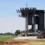 Il maxi-palco dove si esibirà Cesare Cremonini (Foto A.Simcic/Tibaldi)