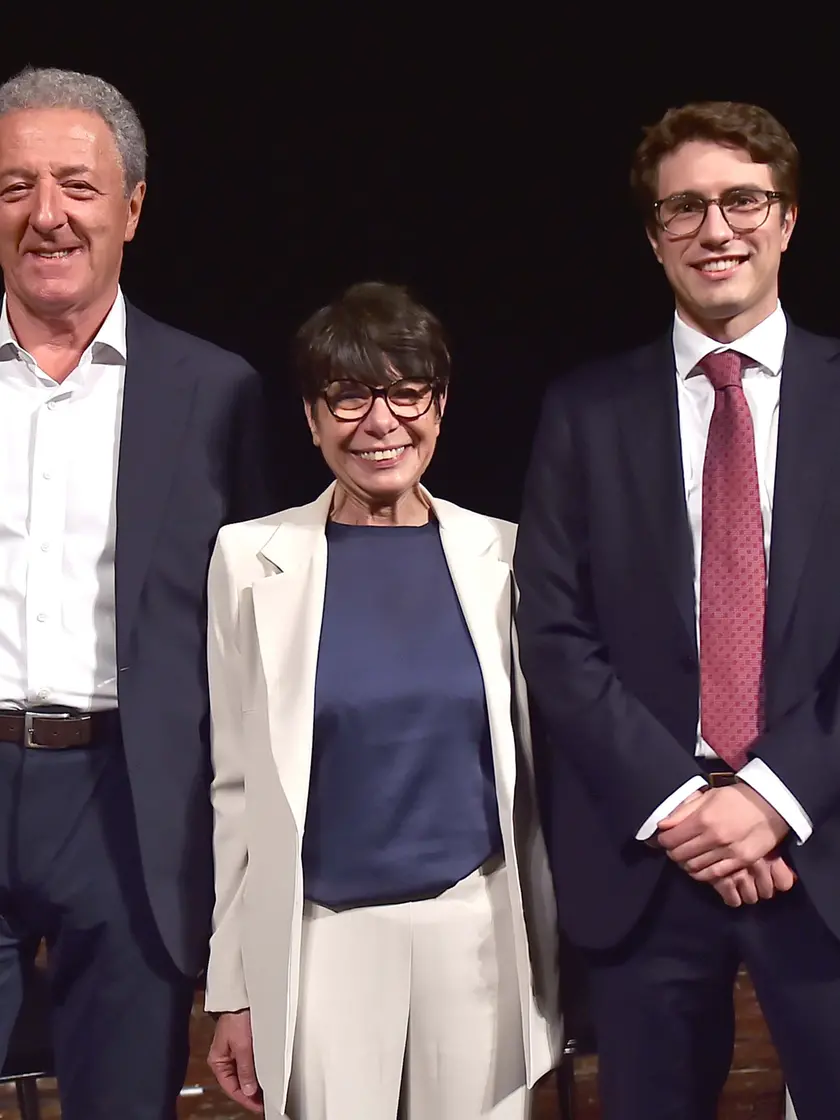 Da destra: Attilio Vuga, Daniela Bernardi, Fabio Manzini (Foto Petrussi)
