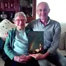 Maria Visintini con il presidente degli Amis di Grupignan Paussa