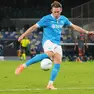 Napoli’s midfielder Scott McTominay scores the goal during the Italian Serie A soccer match SSC Napoli vs FC Inter at Diego Armando Maradona stadium in Naples, Italy, 25 October 2025 ANSA CESARE ABBATE