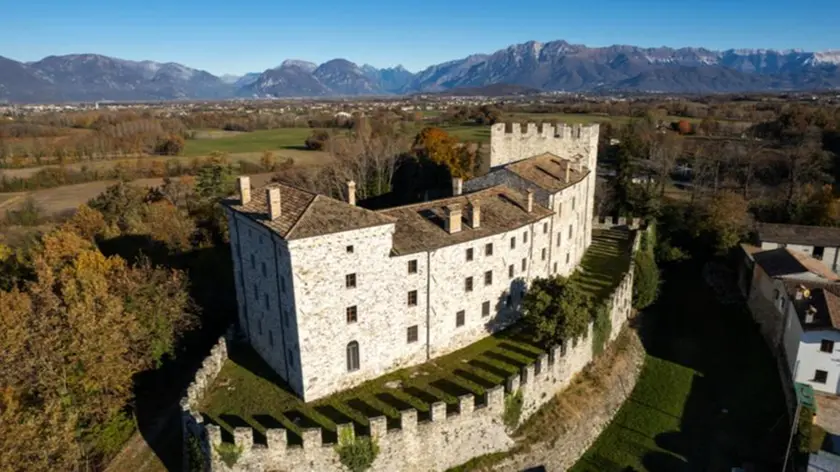 Il castello di Caporiacco nel comune di Colloredo di Monte Albano