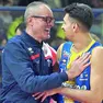 Giacomo Dell’Agnello in maglia Gesteco quando sfidò papà Sandro (foto Petrussi)