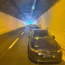 I veicoli coinvolti nell'incidente all'interno della galleria Dogna nord, tra Carnia e Pontebba