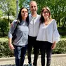 Lucia De Marco, a destra, con Vannia Gava e Massimiliano Fedriga