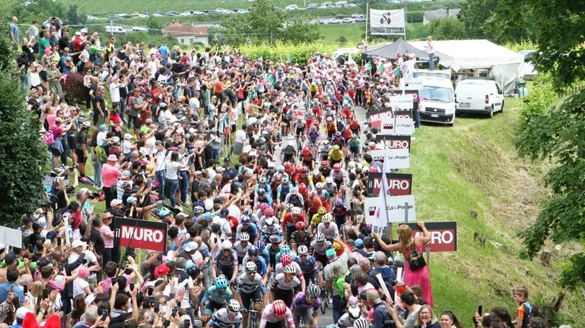 Tifosi al Muro di Ca' del Poggio