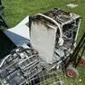 La lavastoviglie che ha preso fuoco