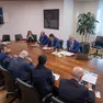 Un momento dell’incontro di tra gli assessori Bini e Rosolen e le categorie economiche
