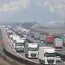Camion sull'autostrada del Brennero