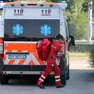 Un'ambulanza del 118.