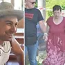 Alessandro Venier, la vittima, a destra la madre Lorena