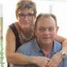 La vittima, Dario Vazzoler, in una foto con la moglie Marisa Prior