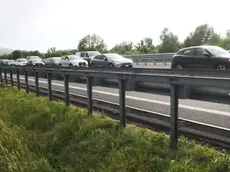 La fila in autostrada