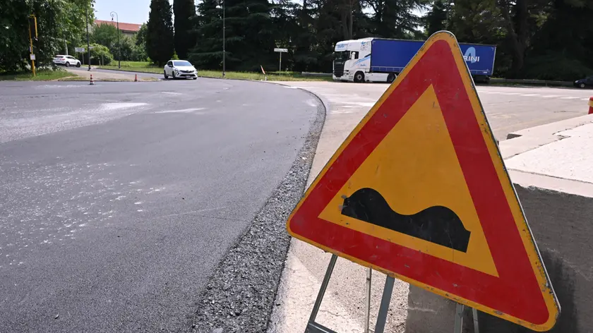 Le nuove asfaltature nella zona del cimitero, tra viale Firenze e via Martini (Petrussi)
