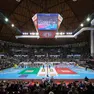 Il PalaRubini gremito durante la Supercoppa (foto Massimo Silvano)