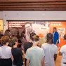 Gli studenti alla mostra del Messaggero Veneto / Foto Petrussi