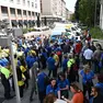 I lavoratori dell'Electrolux a Porcia (Petrussi)