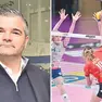 Il gm Fabrizio Cattelan e, a destra, un’azione a muro della Cda Talmassons