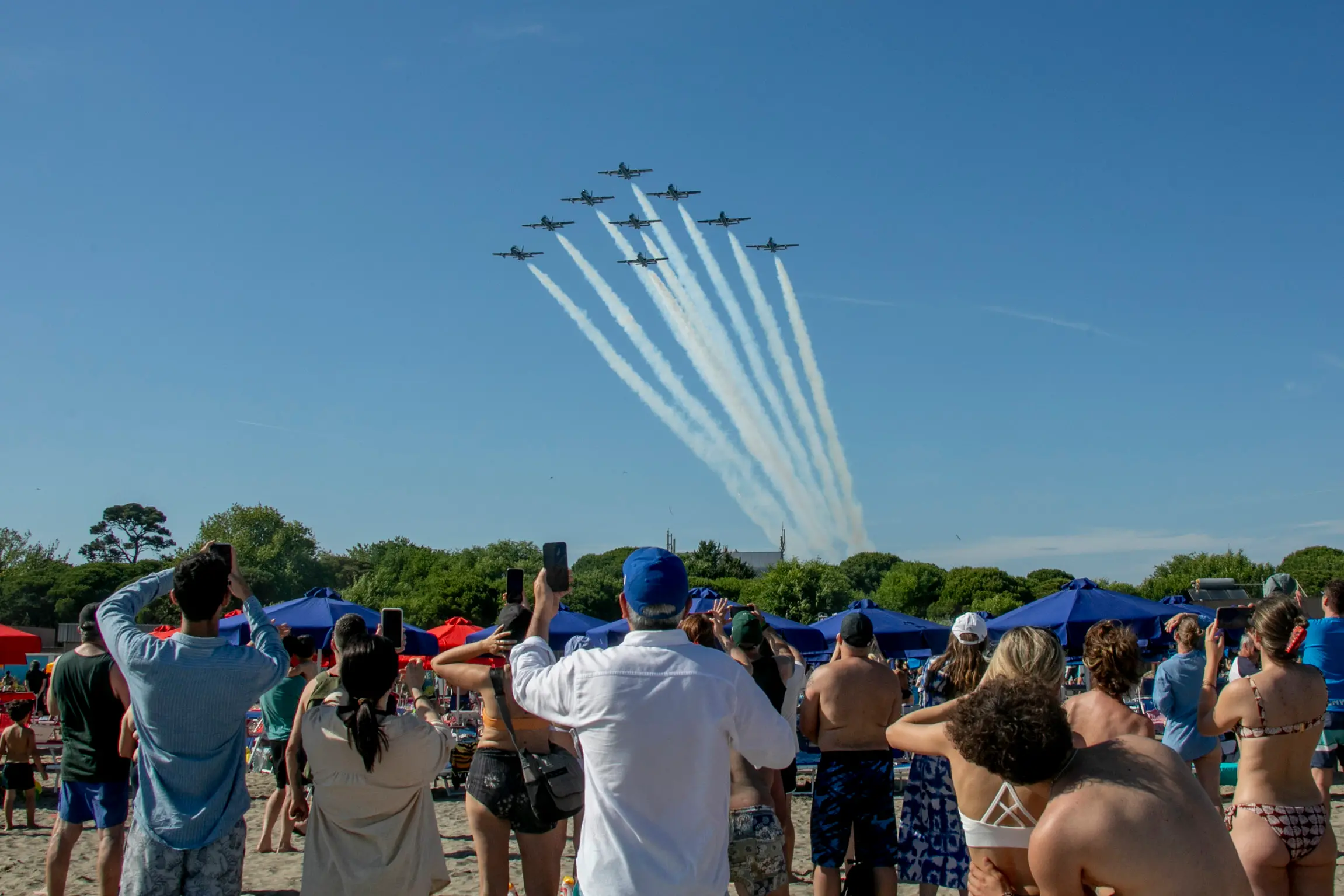 Lo spettacolo delle Frecce Tricolori a Grado (Bonaventura)