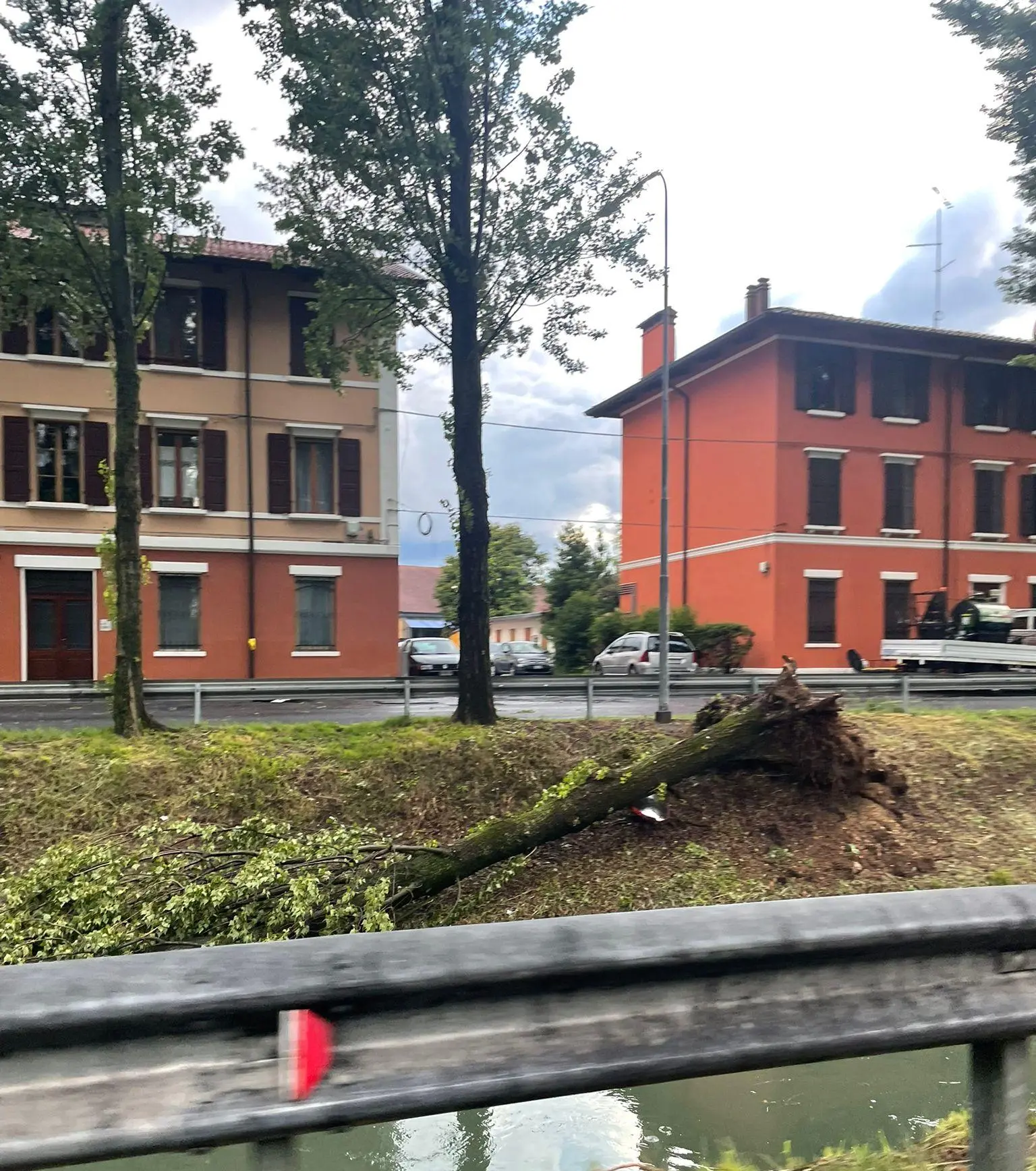 Piogge intense e forti raffiche di vento hanno spazzato diverse aree del Friuli nel pomeriggio di mercoledì 10 giugno. Particolarmente colpita la zona di Udine, attraversata da una bufera che in pochi minuti ha riversato a terra quantità d’acqua tali da causare in pochi minuti l’allagamento di numerose strade della viabilità secondaria e scantinati. Nel capoluogo friulano, dove sono state decine gli alberi abbattuti dalla furia del meteo, è crollata anche una gru all’interno dell’area di Udine Mercati.