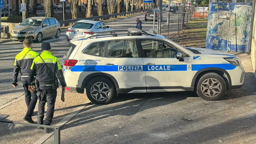 Polizia locale al lavoro a Udine