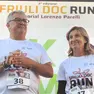 I genitori di Lorenzo Parelli sul palco della Friuli Doc Run