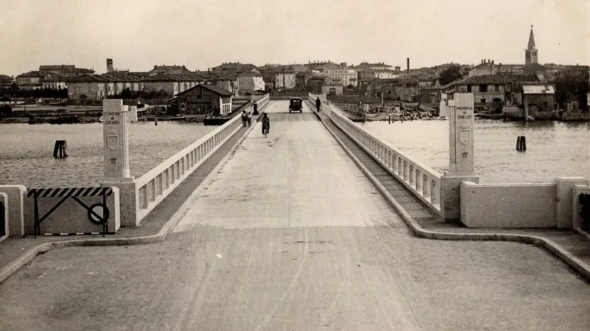 Il Ponte Littorio inaugurato nel 1936 e poi rinominato Matteotti