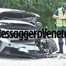 Una delle auto coinvolte nell'incidente (F. Brisotto/Petrussi)