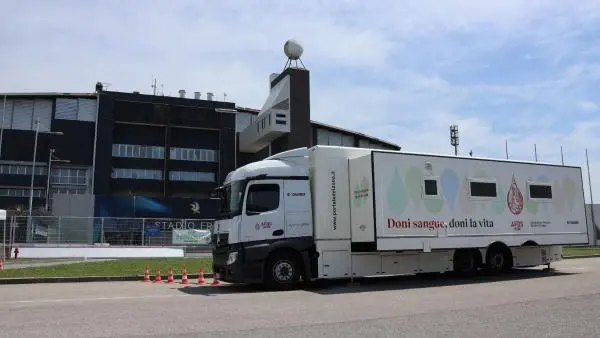 L'autoemoteca al Bluenergy Stadium