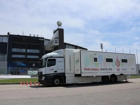 L'autoemoteca al Bluenergy Stadium