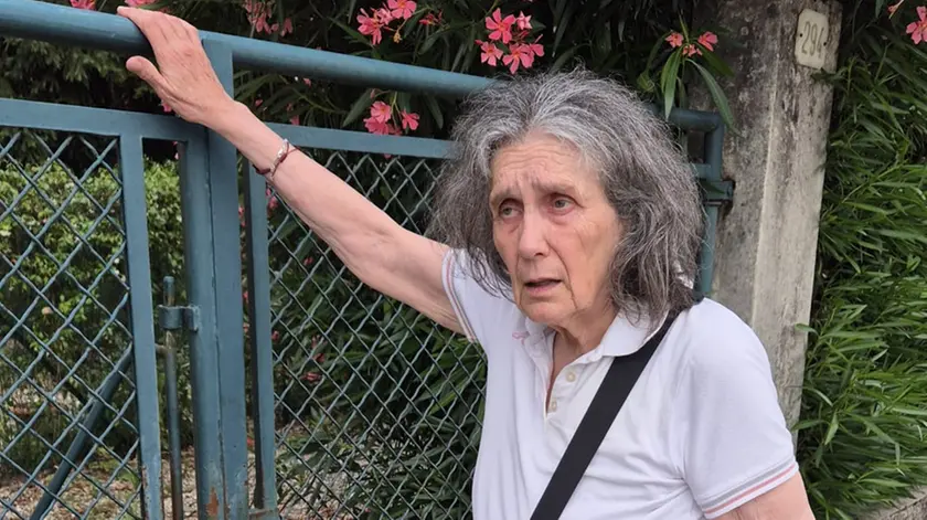 La signora Elvia Franco. Foto Petrussi