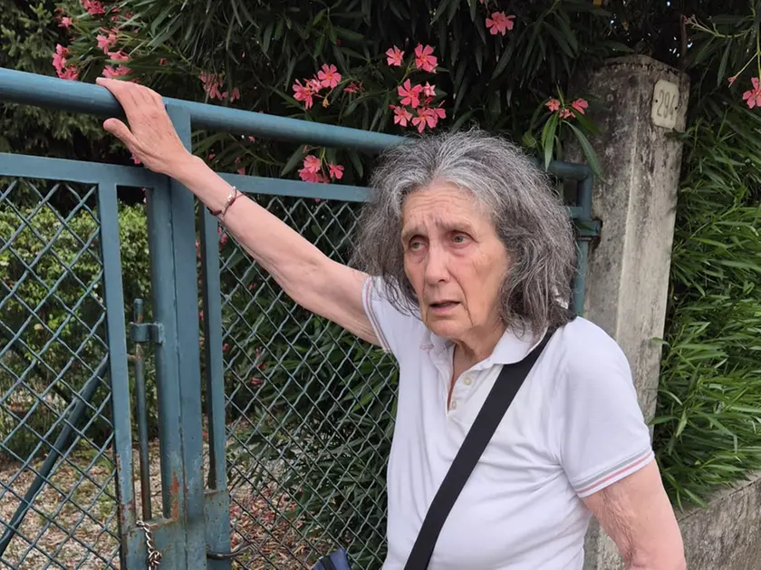 La signora Elvia Franco. Foto Petrussi