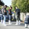 Gli inquirenti in via Zuccolo dove il 29 maggio è avvenuto l’omicidio