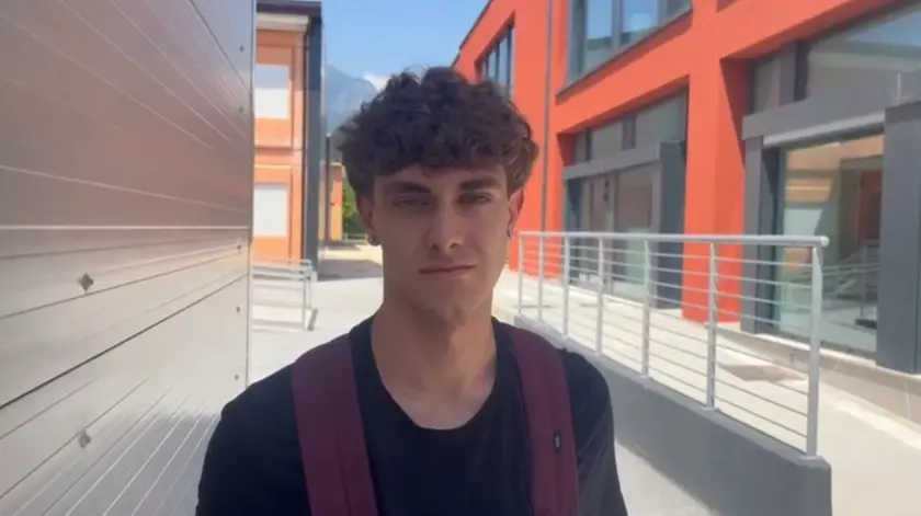 Francesco Bierti è uno degli studenti del Magrini di Gemona