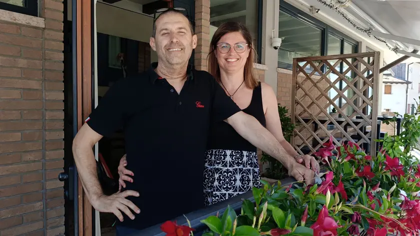 Gianluca Surian con la moglie Cinzia Bertuzzo