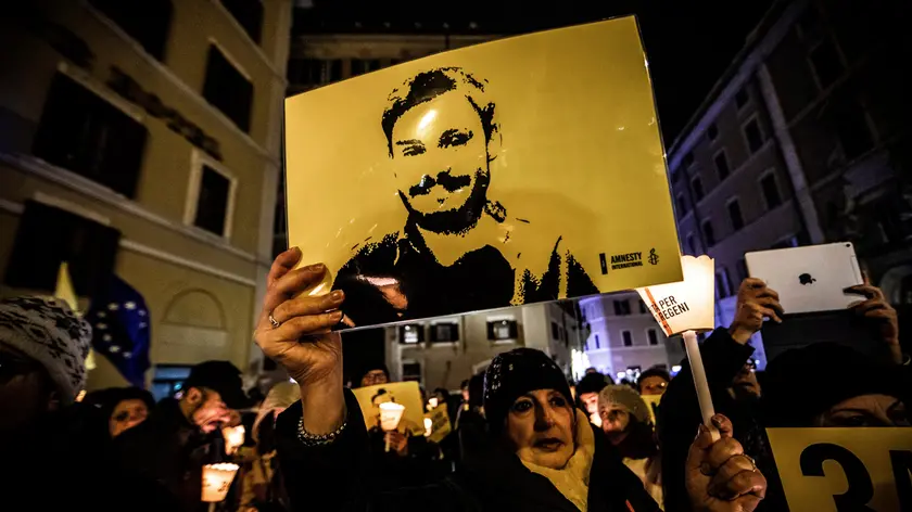Una manifestazione per chiedere verità e giustizia per Giulio Regeni