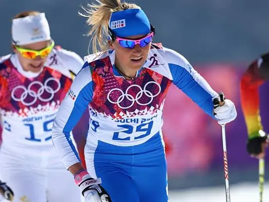 Marina Piller negli anni in cui era un’atleta della nazionale di sci