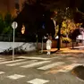 I rami d’albero spezzati in via Balliana