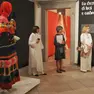 Sgubin, Cerutti e Alessio-Vernì durante la preview della mostra a Palazzo Attems Foto Simcic/Tibaldi