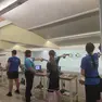 Alcune giovani atlete in una gara valida per le qualificazioni ai campionati nazionali svolta al poligono di Pordenone