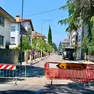 I lavori in via Bernardinis